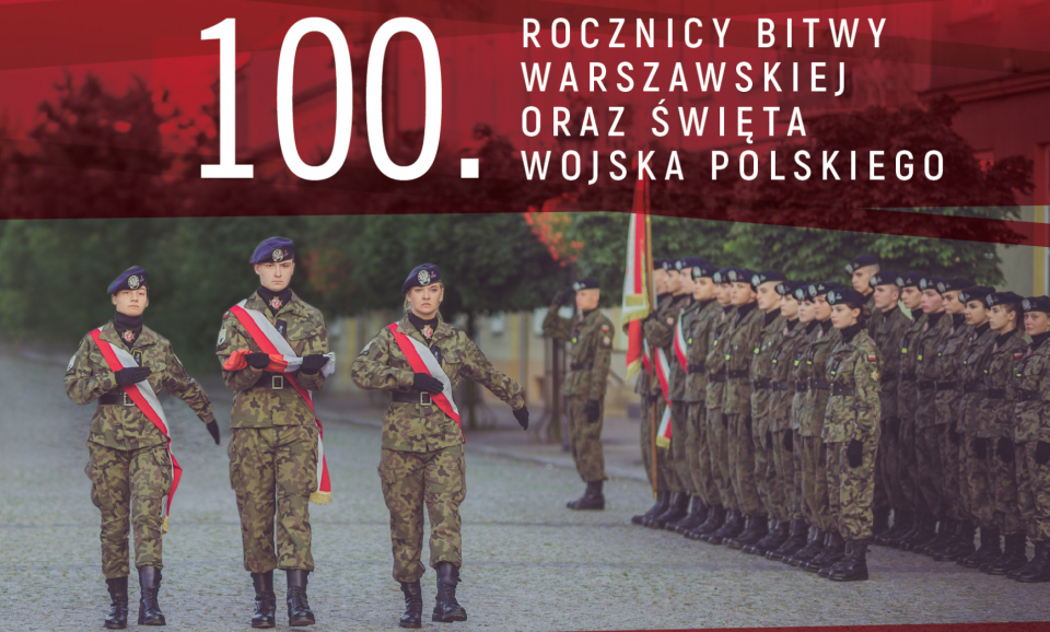 Kartka z żołnierzami 100 rocznicy Bitwy Warszawskiej